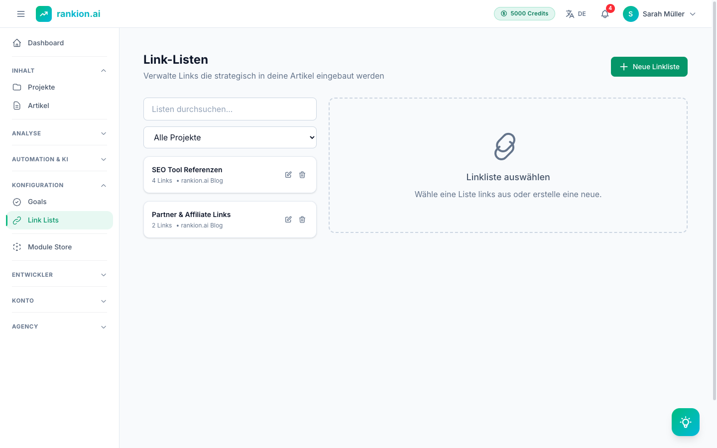 Link Lists