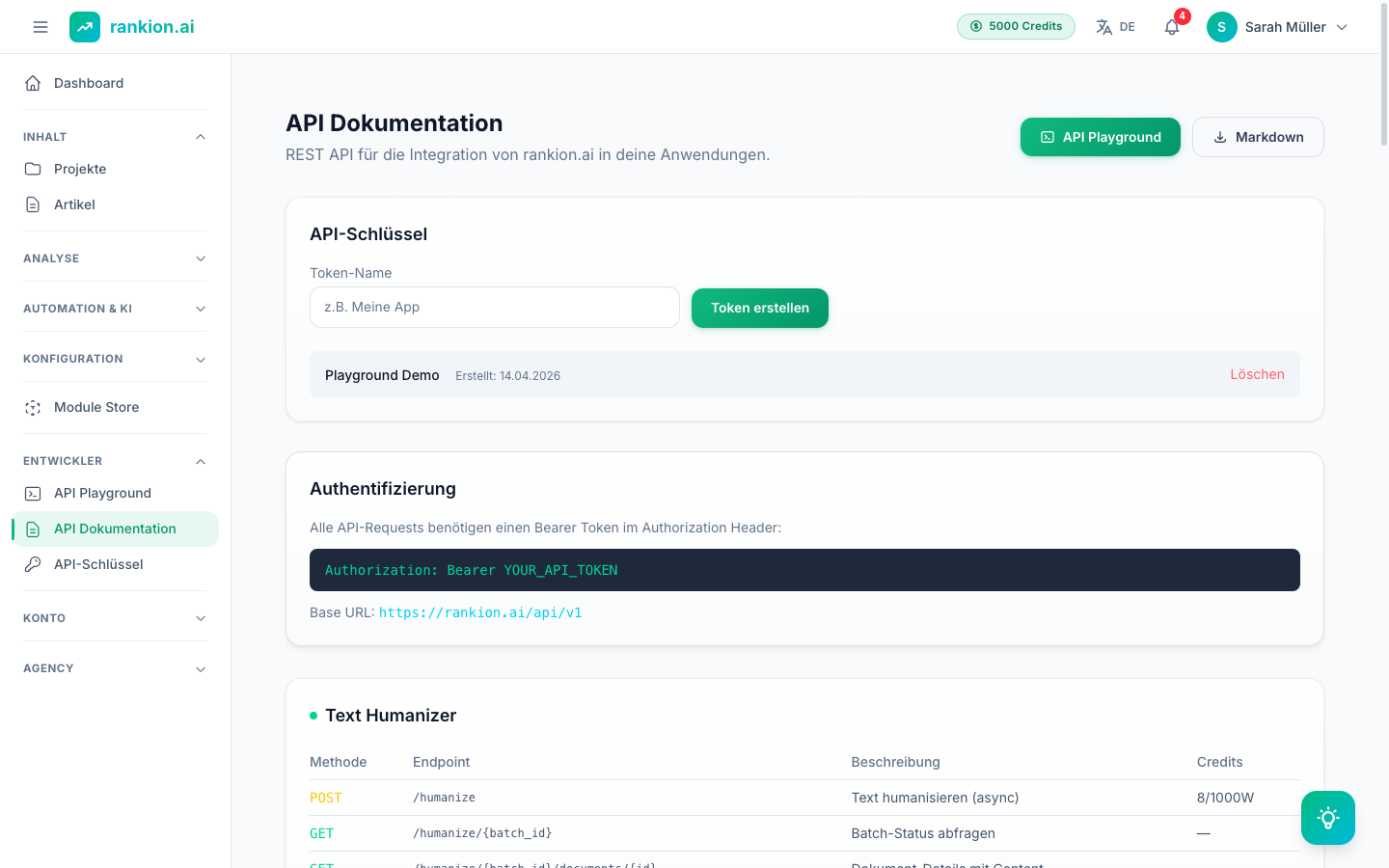 REST API
